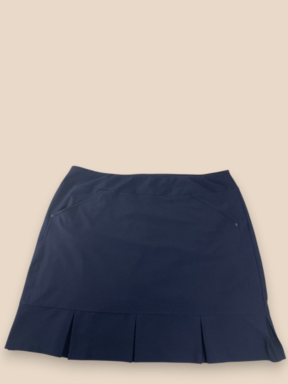 Tail Navy Blue Pleated Golf Skort Tennis Skirt Size 18 Athletic Activewear